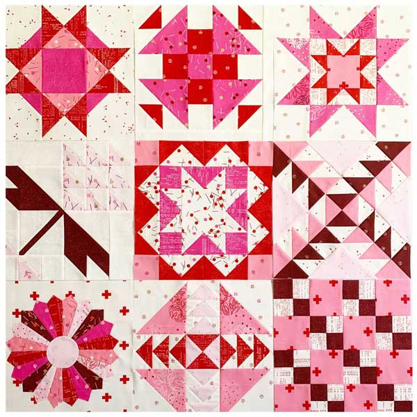 SP Red Velvet Quilts Blocks