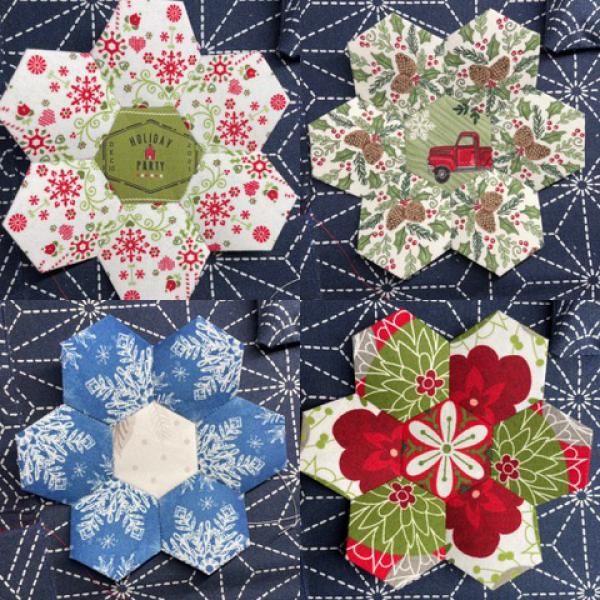 Debbie Maddy Christmas hexagons